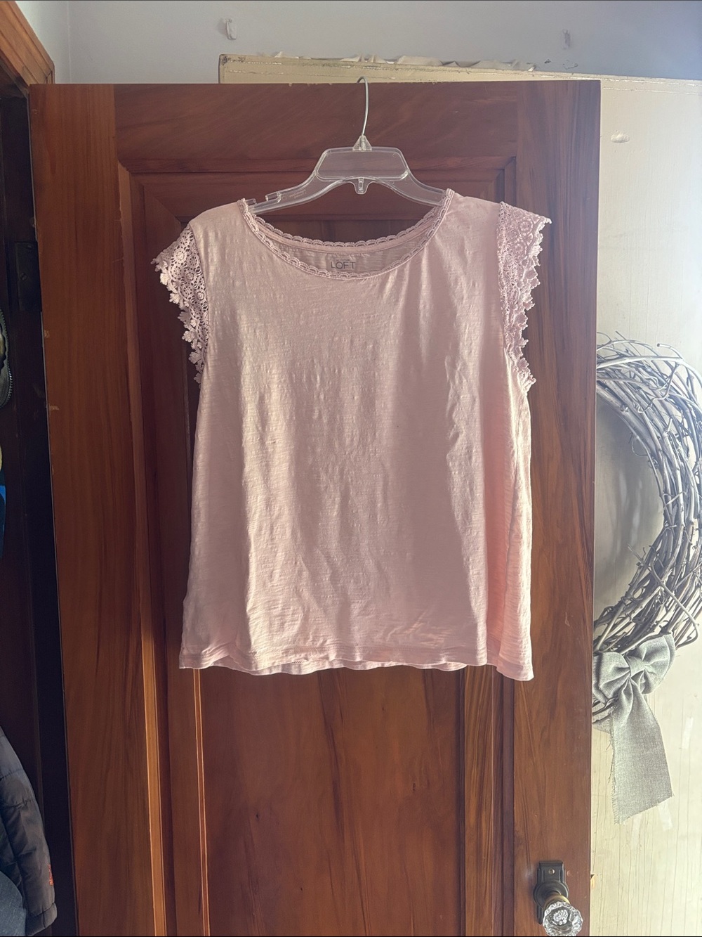 Loft peach tee!